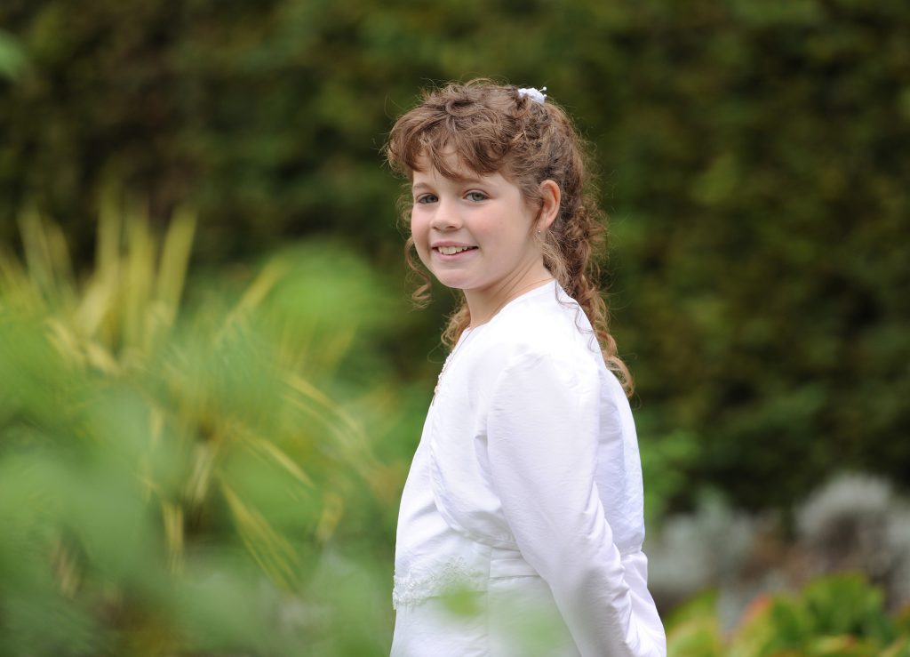 Portrait von Kommunionkind