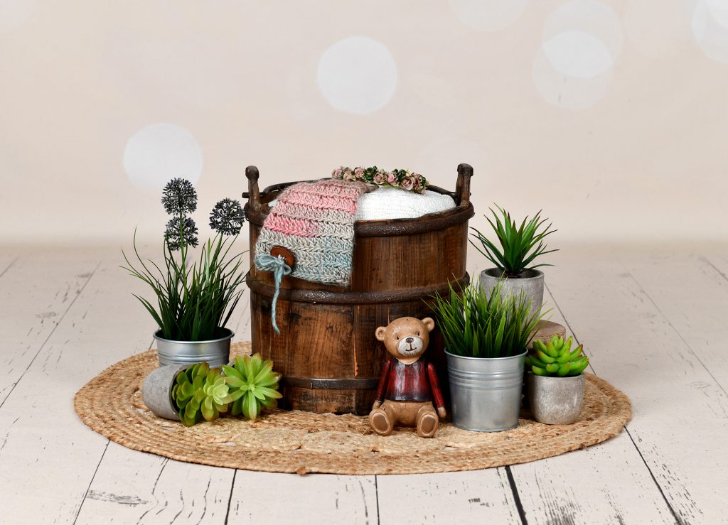 Fotostudio Tina Mann - Set Neugeborenenfotografie