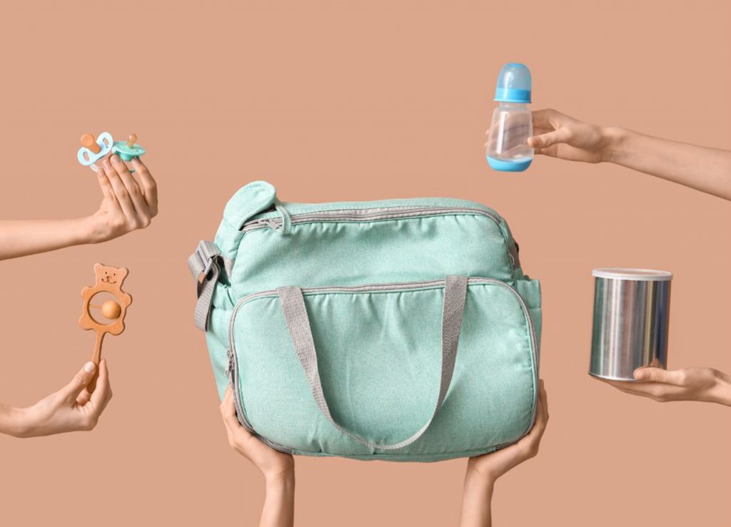 Kliniktasche für die Geburt