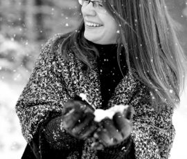 Portrait im Schnee